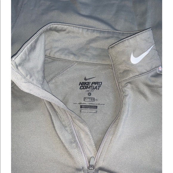 Nike Pro Combat Dri-fit Half Zip Pullover - Picture 3 of 4